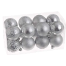 Ziemassvētku bumbuļi 6cm 16gab 158CAN6-16