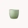 Ceramic flower pot Basel light green, matte, p27cm, 59900