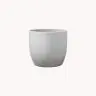 Keramikas puķu pods Basel, gaiši pelēks, p19cm, 61712