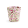Decorative packaging for houseplant ROMANTIC, green, D12cm, M20141