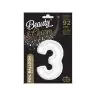 Folijas balons Cipars "3", CH-B9B3
