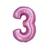 Folijas balons Cipars "3", CH-BSR3