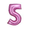 Folijas balons Cipars "5", CH-BSR5