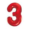 Folijas balons Cipars "3", BC-HCW3
