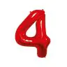 Folijas balons Cipars "4", BC-HCW4