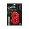 Фольгированный шар номер «8», BC-HCW8