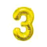 Folijas balons Cipars "3", BC-HZL3