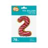 Foil Balloon Number "2", BC-HCS2