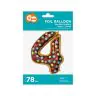 Фольгированный шар номер «4», BC-HCS4