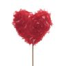 Heart 10 cm  on a 50cm stick, K42140
