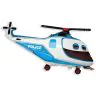 Фольгированный воздушный шар Police Helicopter, B901753