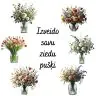 Izveido savu ziedu pušķi