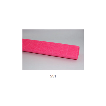Креповая бумага ярко-розовая 50см x 2,5м, TKRE551