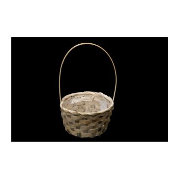Bamboo basket white