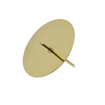 Адвентские подсвечники глянцевые, золото 4шт, D5.3см, 39CAN6195-5.3S_GLD