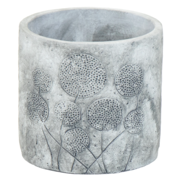 Concrete flower pot, 130464