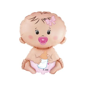 Foil Balloon Baby girl, B901752
