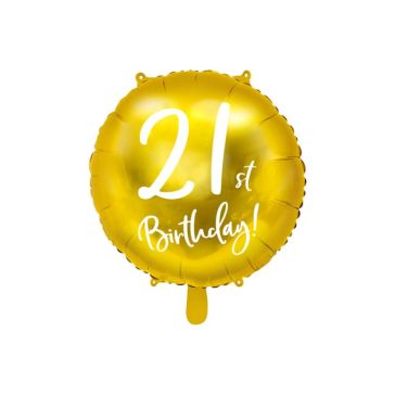 Фольгированный шар Happy Birthday 18th, FB24M-21-019