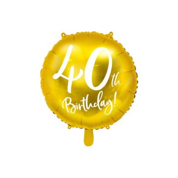 Фольгированный шар Happy Birthday, FB24M-40-019