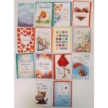 Apsveikuma kartiņa ar aploksni, 05-15S