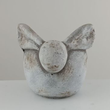 Betona puķu pods - Zaķis, 26075