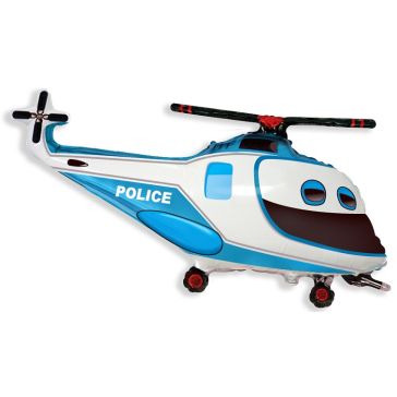Foil Balloon Police Helicopter, B901753