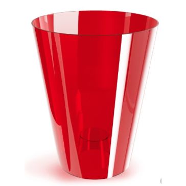 Plastic orchid pot, 12PSRED
