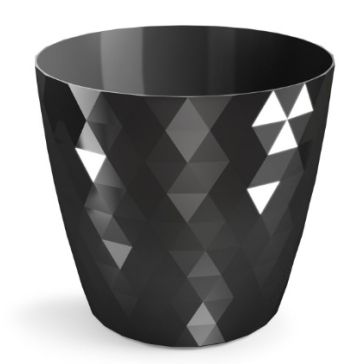 Plastic flower pot Cristal, CRISTAL14BL