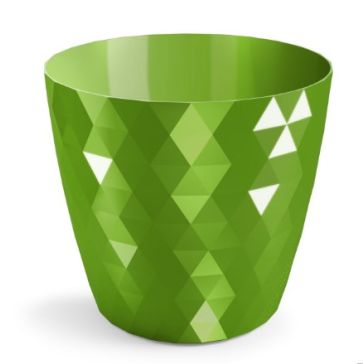 Plastic flower pot Cristal, CRISTAL16GR