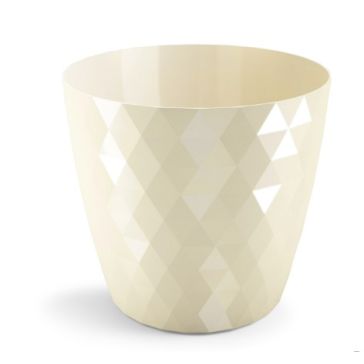 Plastic flower pot Cristal, CRISTAL12CR