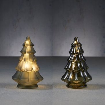 Dekors - Ziemassvētku egle ar LED un taimeri, 1178023