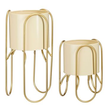 Metal flower pot on stand Donau, 1082310