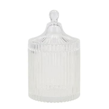 Decorative glass jar