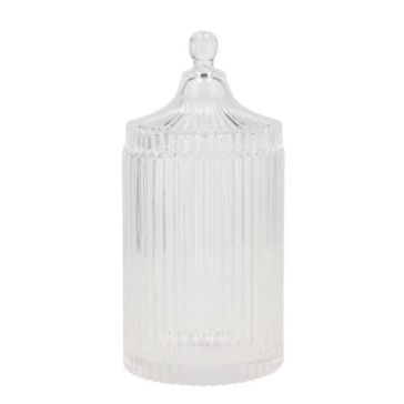 Decorative glass jar