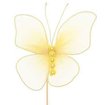 Бабочка 10 см на палочке 50 cm, K42577