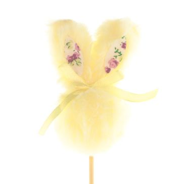 Zaķis 9cm uz 50cm kociņa, K42160