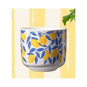 Ceramic flower pot Blue, 69623