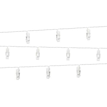 Gaismiņu LED virtene ar knaģiem, LEDC3