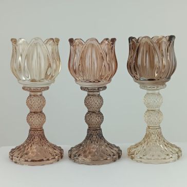 Стеклянный подсвечник, 320548