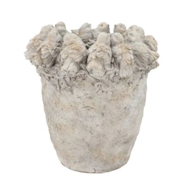 Concrete flower pot - Birds, 571308