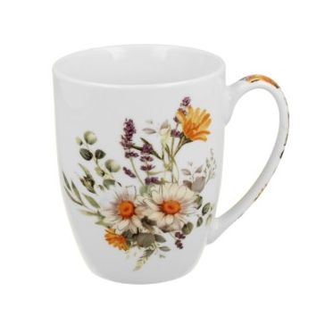 Mug in a paper sleeve "Basket of flowers", DAISY