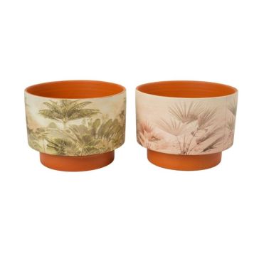 Ceramic flower pot Tropical, 65625