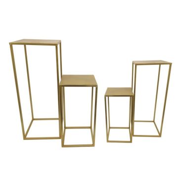 Dekoratīvs galds, metāls, AR01005GSET