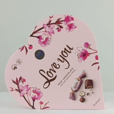 Geisha milk chocolate "Heart" candies 190 g