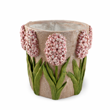 Бетонный цветочный горшок - Гиацинты, 72259151-32B