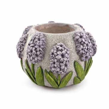 Бетонный цветочный горшок - Гиацинты, 72259156-21A