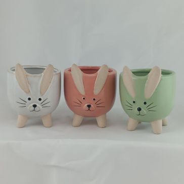 Decorative flower pot Rabbit, 1191923