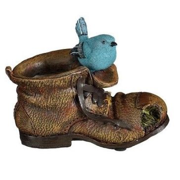 Садовый декор - Птица на ботинке, 1194693