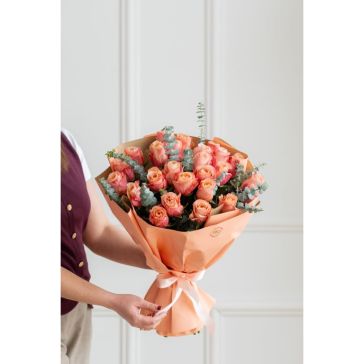 Ziedu pušķis SOLEIL PEACH