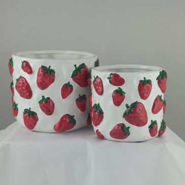 Decorative flower pot Fragole, 1HRR8-317